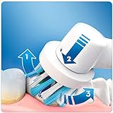 Oral-B PRO 2 2900 Elektrische Zahnbürste für extra Zahnfleischschutz dank visueller Andruckkontrolle, mit 2. Handstück, schwarz - 6