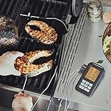 Burnhard Funk Grillthermometer, Digital Braten-Thermometer für Grill & Backofen 4 Temperaturfühler, Timer, BBQ Thermometer, Grillzubehör für Fleisch & Fisch + Gratis Rezept (PDF) - 9