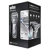 Braun Series 7 7790cc elektrische Rasierer, mit Reinigungs- und Ladestation, Reise-Etui, silber - 7