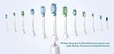 Philips Sonicare Original Aufsteckbürste ProResults HX6014/07, bis zu 2x mehr Plaqueentfernung, 4er Pack, Standard, Weiß - 4