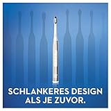 Oral-B Pulsonic Slim Luxe 4100 Elektrische Schallzahnbürste, für gesünderes Zahnfleisch in 4 Wochen, mit Timer und 2 Aufsteckbürsten, platin - 5