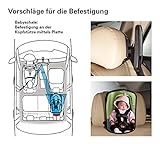 Rücksitzspiegel für Babys mit 2 Befestigungsvarianten - 6