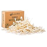 pandoo 4er Pack Bambus Wattestäbchen (800 Stück) | 100% biologisch abbaubar, vegan & nachhaltig | kompostierbare premium Wattestäbchen - 6