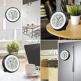 Solocil Digitales Thermo Hygrometer Thermometer, Digitales Monitor Temperatur und Luftfeuchtigkeit mit MIN/Max Records, LCD Display für Schlafzimmer, Büro, Wohnzimmer - 7