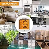 ThermoPro TP53 digitales Thermo-Hygrometer Thermometer Hygrometer Raumluftüberwachtung Temperatur und Luftfeuchtigkeitmessgerät mit Hintergrundbeleuchtung - 6