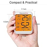 ThermoPro TP53 digitales Thermo-Hygrometer Thermometer Hygrometer Raumluftüberwachtung Temperatur und Luftfeuchtigkeitmessgerät mit Hintergrundbeleuchtung - 7