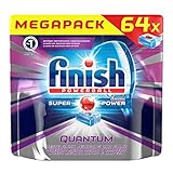 Finish Quantum Spülmaschinentabs, Geschirrspültabs für beste Finish Reinigung und Glanz, Geschirrspülmittel, Megapack, 64 Tabs - 2