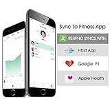 RENPHO Körperfettwaage, Bluetooth Personenwaage mit APP, Smart digitale Waage für Körperfett, BMI, Gewicht, Muskelmasse, Wasser, Protein, Skelettmuskel, Knochengewicht, BMR, usw. - 5