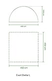 Coleman Event Shelter, 4,5 x 4,5 m, Pavillon, stabiles Partyzelt mit Stahlgestänge, Gazebo, Eventzelt, Sonnenschutz SPF 50+, XL, normal - 7