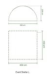 Coleman Event Shelter, 4,5 x 4,5 m, Pavillon, stabiles Partyzelt mit Stahlgestänge, Gazebo, Eventzelt, Sonnenschutz SPF 50+, XL, normal - 7