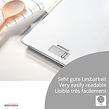Soehnle 61501 Page Compact 300 Digital-/Küchenwaage, bis zu 5 kg Tragkraft, mit leicht ablesbarer LCD-Anzeige, mit Zuwiegefunktion, weiß - 2