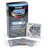 Durex Performa Kondome – Aktverlängernde Kondome mit 5% benzocainhaltigem Gel für länger andauerndes Sexvergnügen – 12er Pack (1 x 12 Stück) - 3