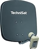 TechniSat DIGIDISH 45 Satellitenschüssel, 45 cm Sat-Anlage mit Wandhalterung und Universal Twin-LNB (Zwei Teilnehmer) grau - 2