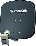 TechniSat DIGIDISH 45 Satellitenschüssel, 45 cm Sat-Anlage mit Wandhalterung und Universal Twin-LNB (Zwei Teilnehmer) grau - 3