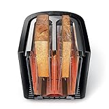 Philips HD2637/90 Toaster (7 Stufen, Brötchenaufsatz, Stopp-Taste, 1000 W, schwarz/edelstahl) - 3