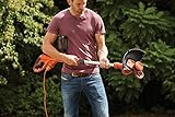 Black+Decker Elektro-Rasentrimmer (550 W, 30 cm Schnittbreite, E-Drive mit Zahnradantrieb, Autoselect-Technologie Einzelfaden 9 m, ᴓ 1,6 mm, automatische Fadenverlängerung) ST5530 - 4
