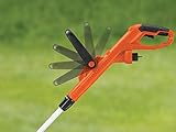 Black+Decker Elektro-Rasentrimmer (550 W, 30 cm Schnittbreite, E-Drive mit Zahnradantrieb, Autoselect-Technologie Einzelfaden 9 m, ᴓ 1,6 mm, automatische Fadenverlängerung) ST5530 - 7