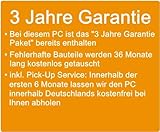 shinobee Flüster-SSD-PC Quad-Core Office/Multimedia PC Computer mit 3 Jahren Garantie! inkl. Windows10 64-Bit - INTEL Quad Core 4x2.41 GHz, 8GB RAM, 240GB SSD, Intel HD Graphics, HDMI, VGA, DVD±RW, Office, USB 3.0 #4930 - 3