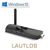 Mini-PC - CSL PC on a Stick Ultra HD / 64 GB/Win 10 - Silent HDMI-Stick mit Intel QuadCore CPU 2200MHz, 64GB SSD, 4GB RAM, Intel HD Graphics, WLAN, USB, HDMI, microSD, Bluetooth, Windows 10 Home - 2