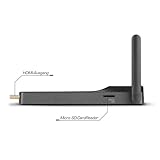 Mini-PC - CSL PC on a Stick Ultra HD / 64 GB/Win 10 - Silent HDMI-Stick mit Intel QuadCore CPU 2200MHz, 64GB SSD, 4GB RAM, Intel HD Graphics, WLAN, USB, HDMI, microSD, Bluetooth, Windows 10 Home - 3