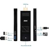 AWOW StickCherry432 Mini PC Stick, 4GB RAM + 32GB ROM Compute Stick, Windows 10 Home 64bit, Intel Atom X5 Z8350 Prozessor, Dual Band 2.4G/5.8G, HDMI, Bluetooth 4.0, USB 3.0, Micro SD, 4K - 2