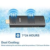 AWOW StickCherry432 Mini PC Stick, 4GB RAM + 32GB ROM Compute Stick, Windows 10 Home 64bit, Intel Atom X5 Z8350 Prozessor, Dual Band 2.4G/5.8G, HDMI, Bluetooth 4.0, USB 3.0, Micro SD, 4K - 5