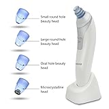 Foraco Mitesser Entferner, Professionell Gesicht Poren Reiniger für Mitesser und Akne, Hautpflege des Gesichts/Blackhead Remover/Mitesserentferner/ Akne Extractor, Weiß - 4