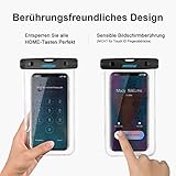 Mpow Wasserdichte Handyhülle 2 Stücke, Handytasche Wasserdicht, Staubdichte Schutzhülle für iPhone X/XR/XS/XS MAX/8/7/6/6s/6splus/Galaxy S9/S8/S7/S7edge/S6/S Huawei P10/P8/P9 usw. bis 6,5 Zoll - 5