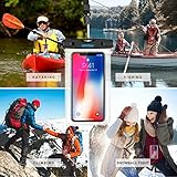 Mpow Wasserdichte Handyhülle 2 Stücke, Handytasche Wasserdicht, Staubdichte Schutzhülle für iPhone X/XR/XS/XS MAX/8/7/6/6s/6splus/Galaxy S9/S8/S7/S7edge/S6/S Huawei P10/P8/P9 usw. bis 6,5 Zoll - 8