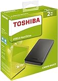 Toshiba Canvio Basics 2 TB Mobile Festplatten (6,4 cm (2,5 Zoll), USB 3.0) schwarz - 6