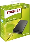 Toshiba Canvio Basics 2 TB Mobile Festplatten (6,4 cm (2,5 Zoll), USB 3.0) schwarz - 6