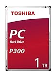 TOSHIBA P300 Interne Festplatte 1 TB – 3,5 Zoll (8,9 cm) – SATA Festplatte intern (HDD) – 7200 rpm (U/min) – 6 Gb/s – für Gaming-Computer, Desktop-PCs, Workstations etc. - 2