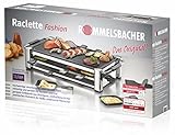 ROMMELSBACHER RCC 1500 Raclette-Grill (extra langes Kabel (2m), Tischgrill für 8 Personen, gerippte Alu-Druckguss-Grillplatte, Xylan Plus Antihaftbeschichtung, Parkdeck, 1500 W) chrom - 7