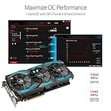 Asus ROG Strix-RX580-O8G-Gaming AMD Radeon Grafikkarte (8GB GDDR5 Speicher, PCIe 3.0, HDMI, DisplayPort) - 4