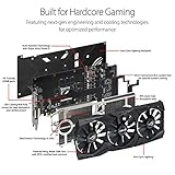 Asus ROG Strix-RX580-O8G-Gaming AMD Radeon Grafikkarte (8GB GDDR5 Speicher, PCIe 3.0, HDMI, DisplayPort) - 5