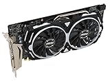 MSI Radeon RX 580 Armor OC 8GB AMD GDDR5 2x HDMI, 2x DP, 1x DL-DVI-D,, 2 Slot Afterburner OC, Millitary Class 4, Grafikkarte - 7