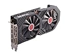 XFX AMD Radeon RX580 GTS XXX Edition Grafikkarte 8GB Speicher Mining, Schwarz - 2