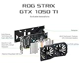 Asus ROG Strix-GTX1050TI-4G Gaming Nvidia GeForce Grafikkarte (PCIe 3.0, 4GB GDDR5 Speicher, HDMI, 2 x DVI-D, Displayport) - 3