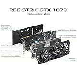 Asus ROG Strix GeForce GTX1070-8G Gaming Grafikkarte (Nvidia, PCIe 3.0, 8GB DDR5 Speicher, HDMI, DVI, DisplayPort) - 3