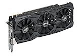 Asus ROG Strix GeForce GTX1070-8G Gaming Grafikkarte (Nvidia, PCIe 3.0, 8GB DDR5 Speicher, HDMI, DVI, DisplayPort) - 10