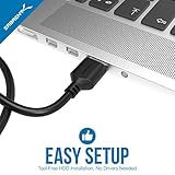 Sabrent Festplatten - Zubehör Gehäuse Adapter USB 3.0 zu SSD / 2,5-Zoll-SATA-Festplatten Adapter [Optimiert für SSD, Unterstützt UASP SATA III] (EC-SSHD) - 6