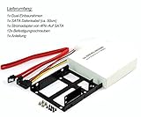 Rhombutech® Dual Einbaurahmen für 2x 2,5