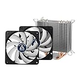 ARCTIC Freezer 33 Plus - Semi-Passiver Tower CPU Luftkühler, Prozessorlüfter für Intel und AMD Sockel bis 160 Watt TDP Kühlleistung, Cooler mit 120 mm PWM Lüfter - Leise und Effizient - 3