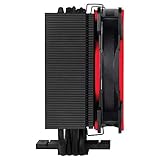 ARCTIC Freezer 33 eSports ONE - Tower CPU Luftkühler mit 120 mm PWM Prozessorlüfter für Intel und AMD Sockel - für CPUs bis 200 Watt TDP - Leiser und Effizienter Cooler (Rot) - 4