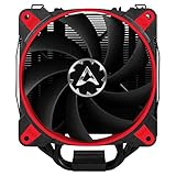 ARCTIC Freezer 33 eSports ONE - Tower CPU Luftkühler mit 120 mm PWM Prozessorlüfter für Intel und AMD Sockel - für CPUs bis 200 Watt TDP - Leiser und Effizienter Cooler (Rot) - 5