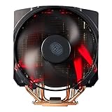 Cooler Master MAZ-T8PN-418PR-R1 Master Air Maker 8 CPU Air Lüfter 8 Heatpipes, 2X Silencio FP PWM Fans, Red LED schwarz - 7