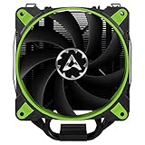 ARCTIC Freezer 33 eSports ONE - Tower CPU Luftkühler mit 120 mm PWM Prozessorlüfter für Intel und AMD Sockel - für CPUs bis 200 Watt TDP - Leiser und Effizienter Cooler (Grün) - 4