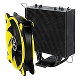 ARCTIC Freezer 33 eSports ONE - Tower CPU Luftkühler mit 120 mm PWM Prozessorlüfter für Intel und AMD Sockel - für CPUs bis 200 Watt TDP - Leiser und Effizienter Cooler (Gelb) - 2