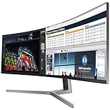 Samsung C49HG90DMU 124,20 cm (49 Zoll) Curved Gaming Monitor (2x HDMI, Display Port, 1ms, USB, 3840 x 1080 Pixel) mattschwarz - 49