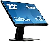 iiyama ProLite T2252MSC-B1 54,6cm (21,5 Zoll) IPS LED-Monitor Full-HD 10 Punkt Multitouch kapazitiv (VGA, HDMI, DisplayPort, USB für Touch) schwarz - 4